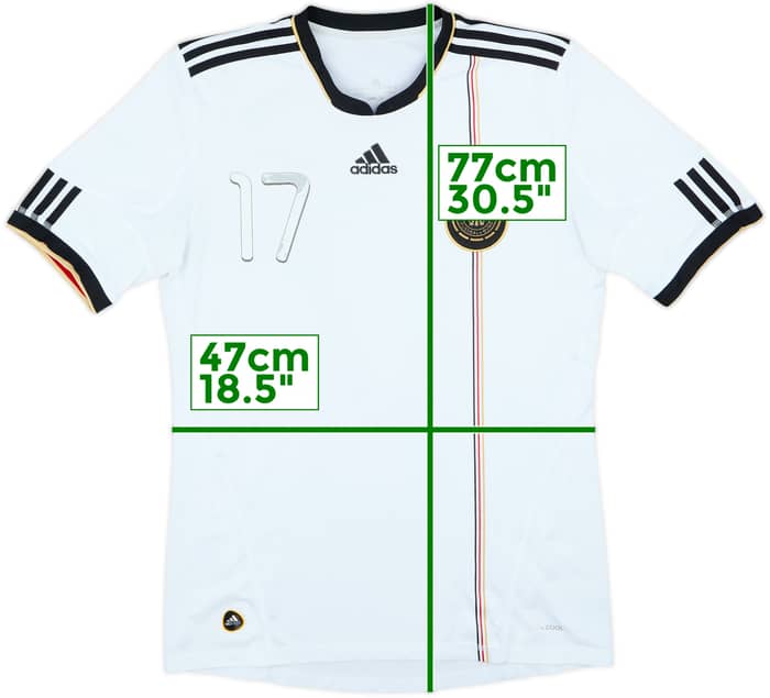 2010-11 Germany Home Shirt Mertesacker #17 - 4/10 - (M)