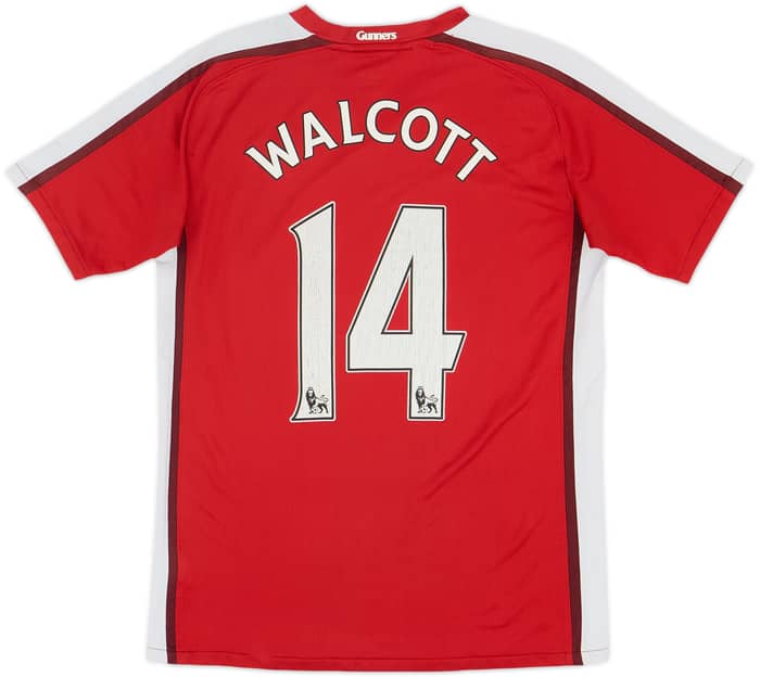 2008-10 Arsenal Home Shirt Walcott #14 - 5/10 - (XL.Boys)