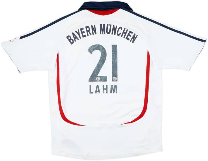 2006-07 Bayern Múnich Camiseta Visitante Lahm #21 - 5/10 - (XL.Boys)