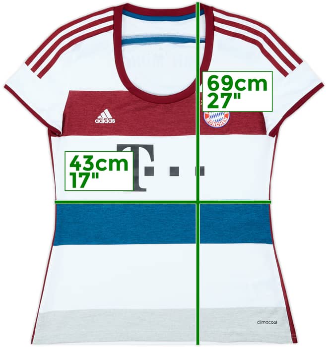 2014-15 Bayern Munich Away Shirt - 9/10 - (Women's L)
