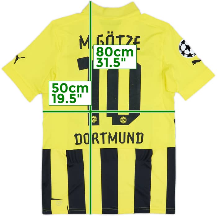 2012-13 Borussia Dortmund European Home Shirt M.Gotze #10 - 6/10 - (M)