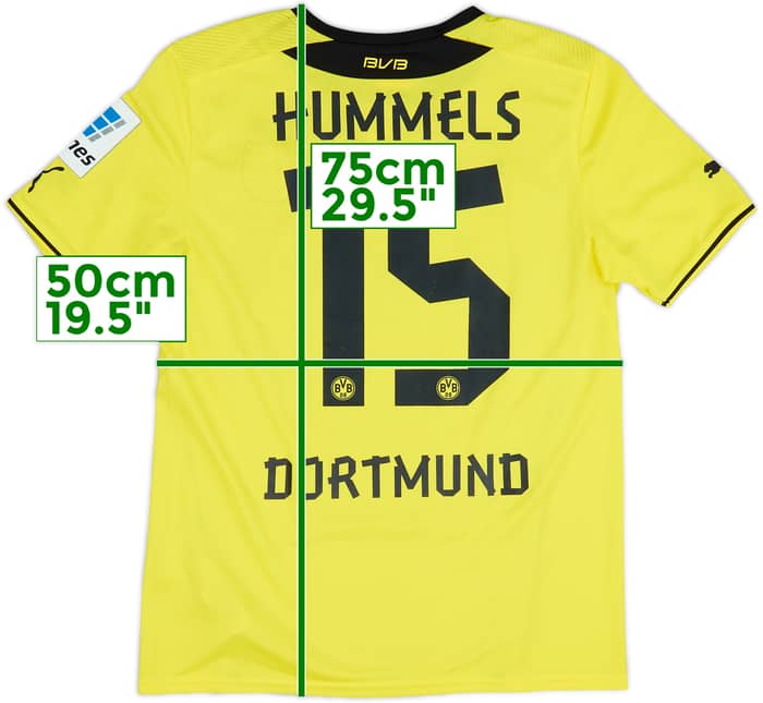 2013-14 Borussia Dortmund Home Shirt Hummels #15 - 7/10 - (M)