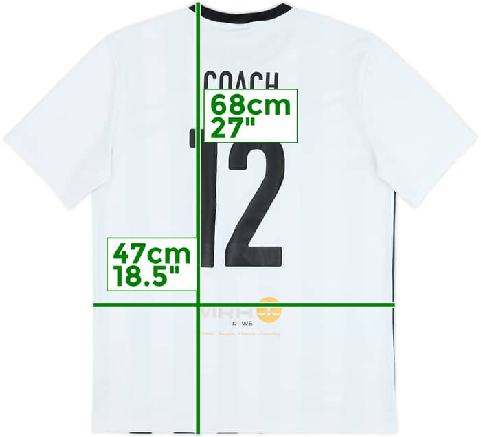 2016-17 Eintracht Frankfurt Basic Home Shirt Coach #12 - 8/10 - (L)