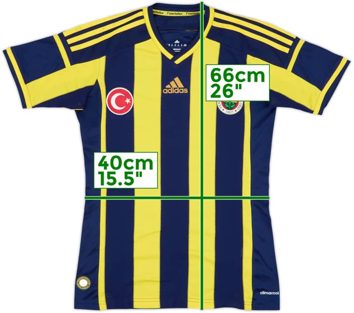 Camiseta de local del Fenerbahce 2014-15 - 6/10 - (XS)