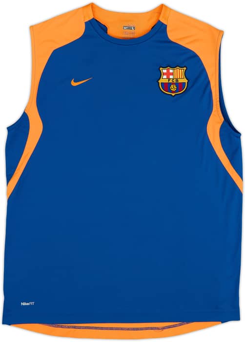 2007-08 Barcelona Nike Chaleco de entrenamiento - 9/10 - (L)