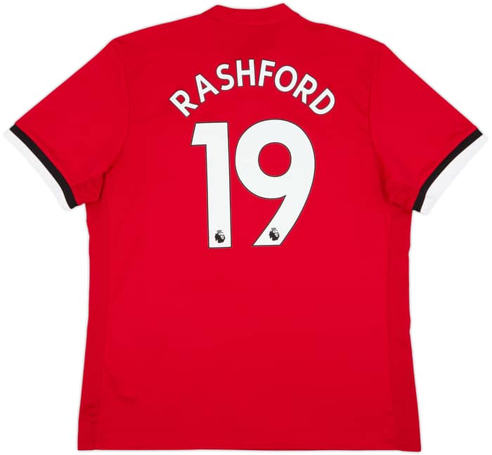 2017-18 Manchester United Home Shirt Rashford #19 - 5/10 - (XL)