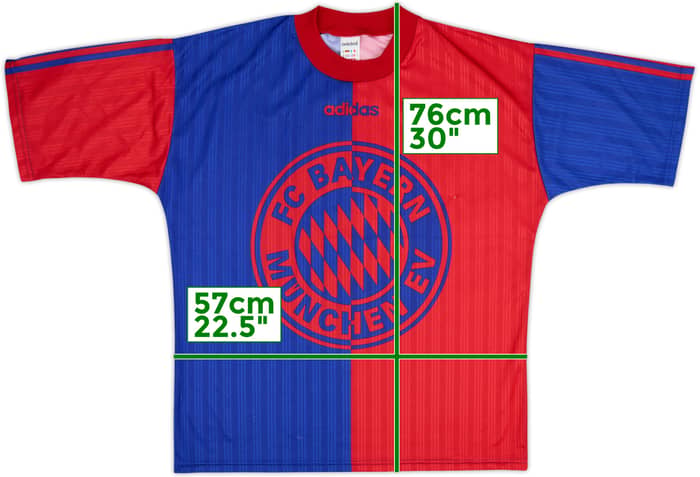 1996-97 Bayern Munich adidas Training Shirt - 8/10 - (M)