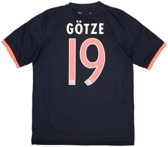 2015-16 Bayern Munich Third Shirt Gotze #19 - 7/10 - (M)