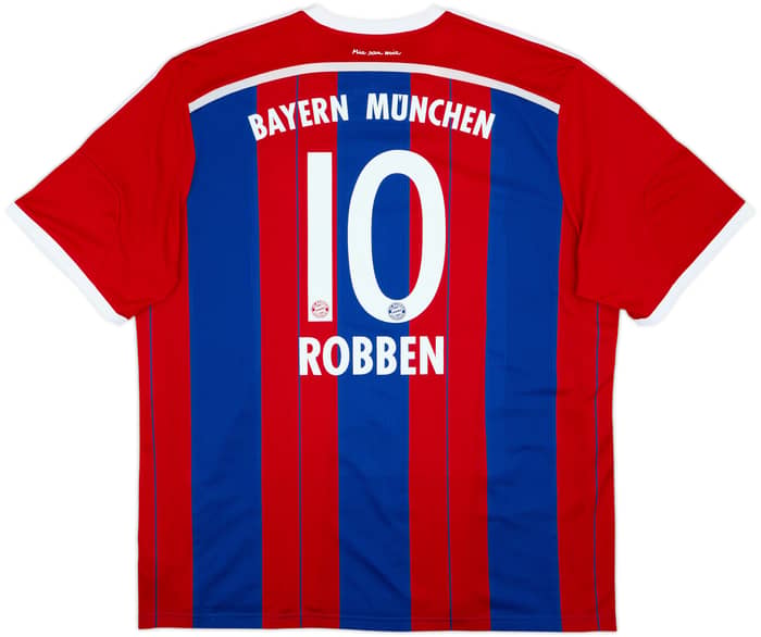 2014-15 Bayern Munich Home Shirt Robben #10 - 6/10 - (3XL)