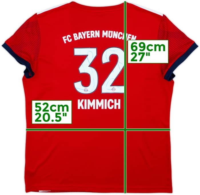 2018-19 Bayern Munich Home Shirt Kimmich #32 - 5/10 - (Women's XXL)