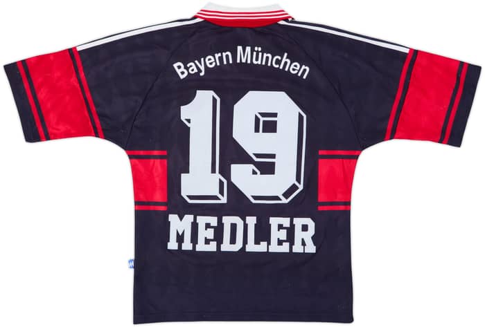 1997-99 Bayern Munich Home Shirt Medler #19 - 8/10 - (S)