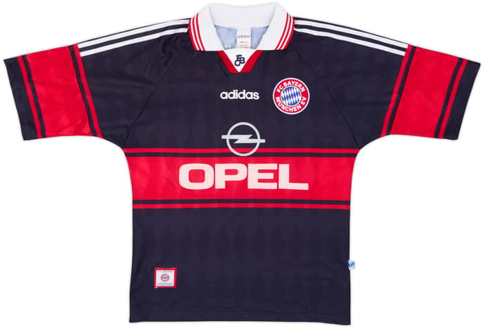 1997-99 Bayern Munich Home Shirt Medler #19 - 8/10 - (S)