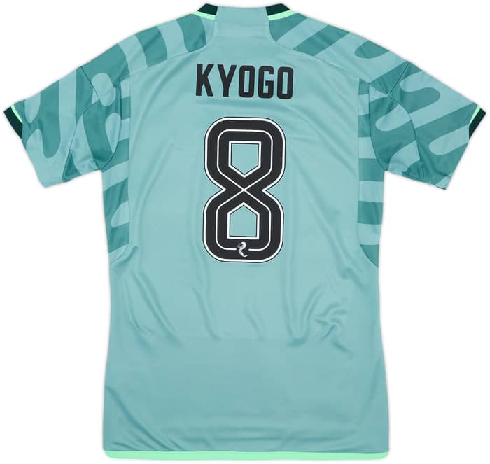 Camiseta de la tercera equipación del Celtic 2023-24 Kyogo #8 - 8/10 - (S)