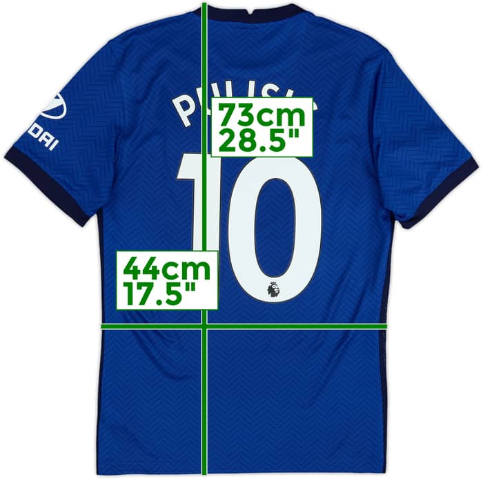 2020-21 Chelsea Home Shirt Pulisic #10 - 10/10 - (S)