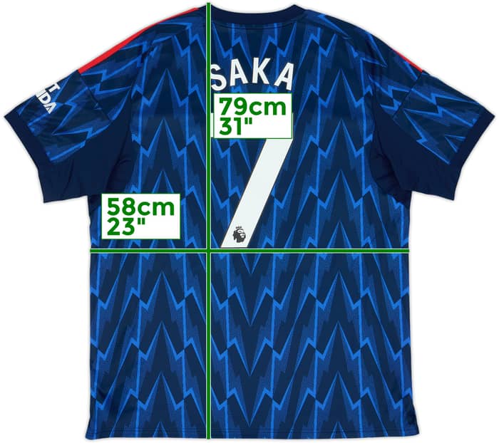 2025-26 Arsenal Away Shirt Saka #7 - 10/10 - (XL)