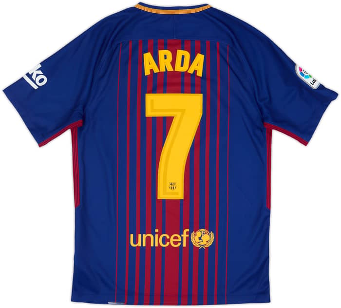 Camiseta de local del Barcelona 2017-18 Arda #7 - 9/10 - (S)