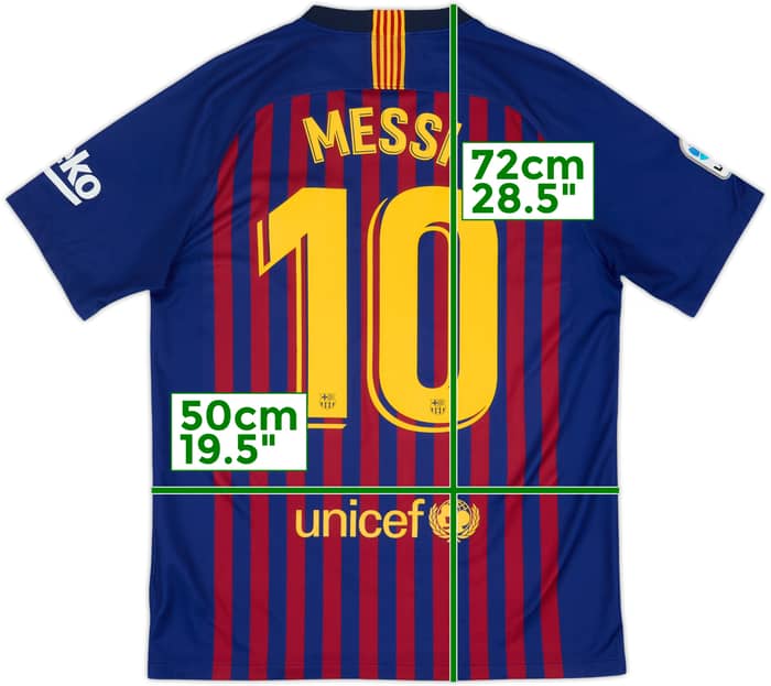 2018-19 Barcelona Camiseta Local Messi #10 - 9/10 - (M)