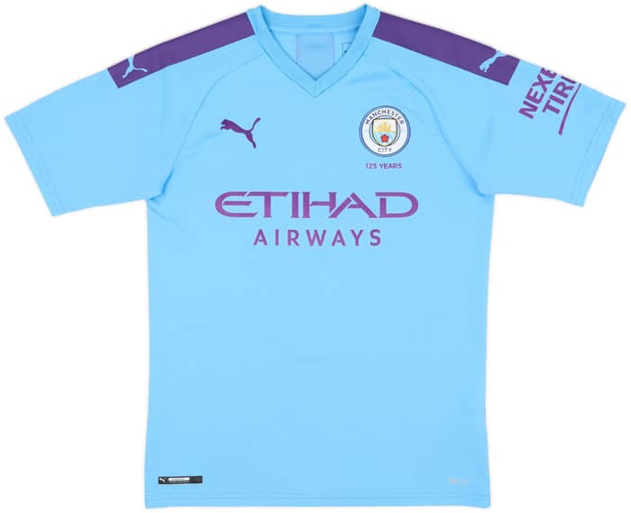 2019-20 Manchester City Home Shirt De Bruyne #17 - 8/10 - (S)