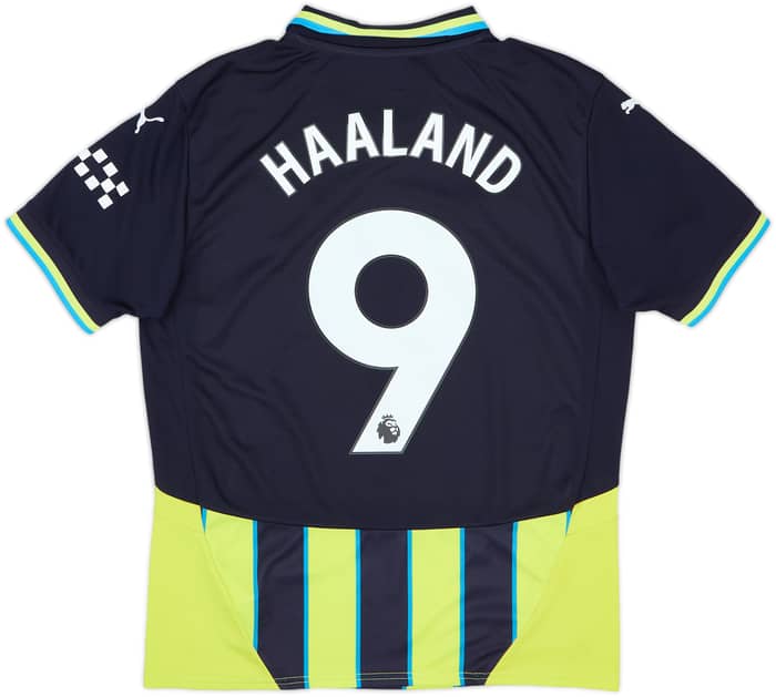 2024-25 Manchester City Away Shirt Haaland #9 - 8/10 - (M)