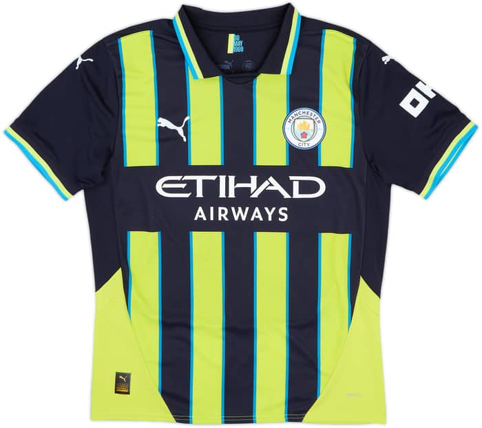 2024-25 Manchester City Away Shirt Haaland #9 - 8/10 - (M)