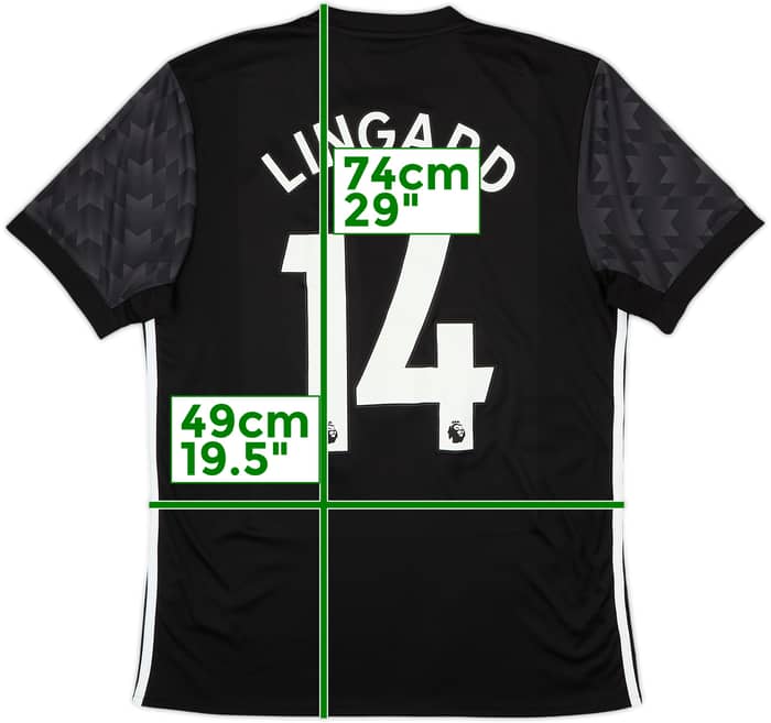 2017-18 Manchester United Away Shirt Lingard #14 - 6/10 - (M)
