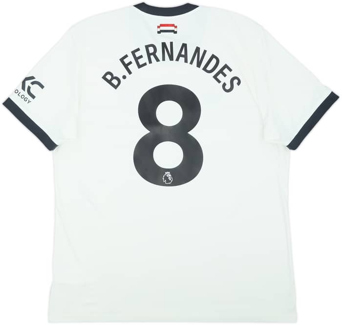 2024-25 Manchester United Third Shirt B.Fernandes #8 - 8/10 - (XL)