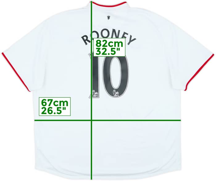 2012-14 Manchester United Away Shirt Rooney #10 - 6/10 - (3XL)
