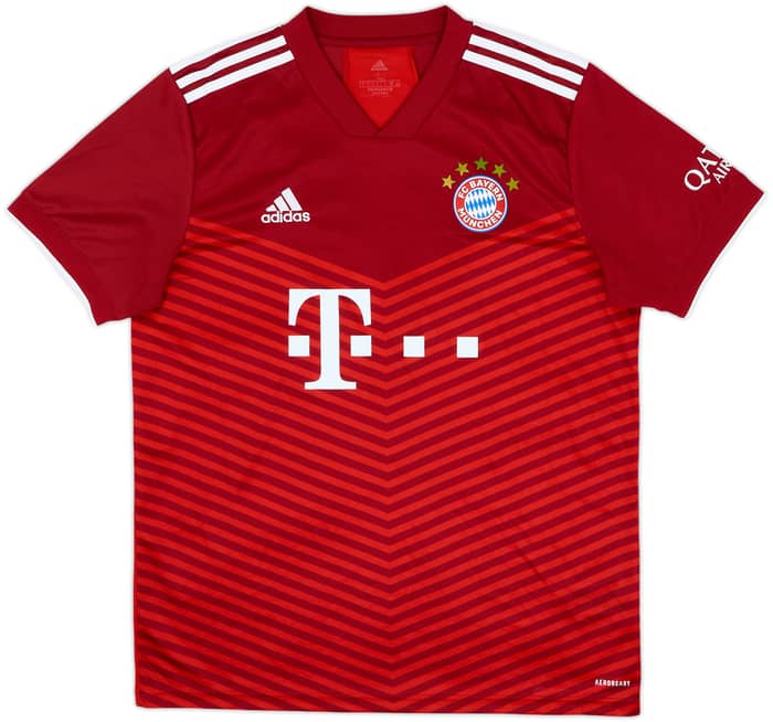 2021-22 Bayern Munich Home Shirt Musiala #42 - 5/10 - (L)