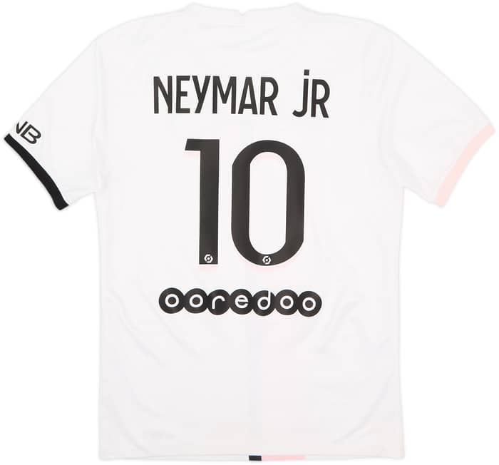 2021-22 Paris Saint-Germain Away Shirt Neymar Jr #10 - 6/10 - (S)
