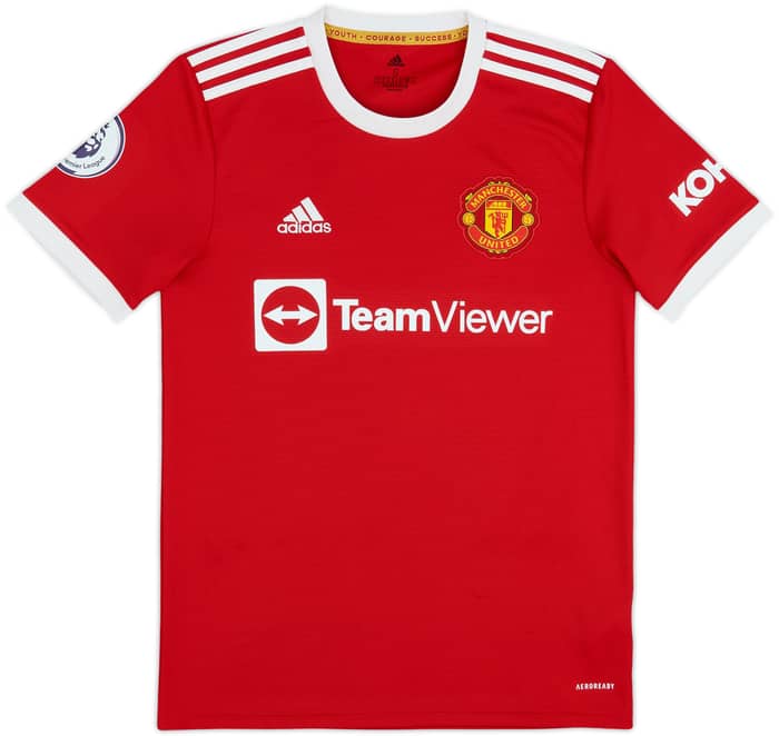 2021-22 Manchester United Home Shirt Shaw #23 - 9/10 - (S)