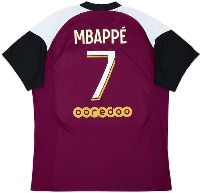 2020-21 Paris Saint-Germain Maillot third Mbappe #7 - 6/10 - (XL)