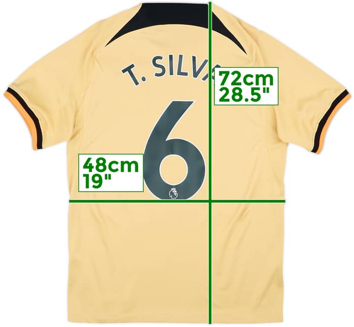 2022-23 Chelsea Third Shirt T.Silva #6 - 8/10 - (M)