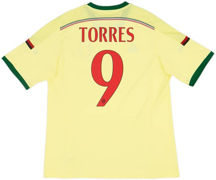 2014-15 AC Milan Third Shirt Torres #9 - 8/10 - (XL)