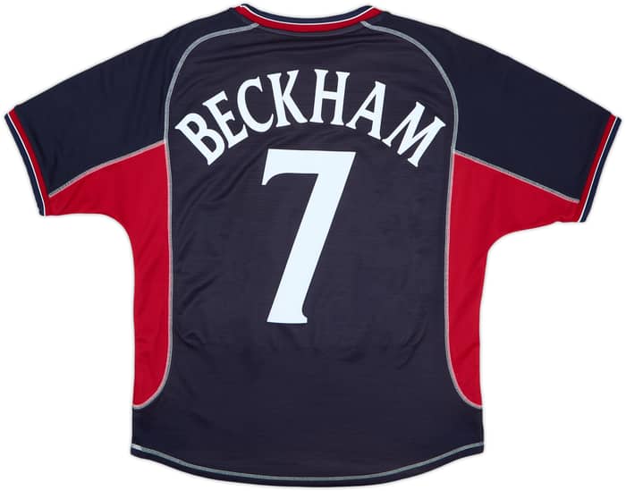 2000-01 Manchester United Third Shirt Beckham #7 - 8/10 - (M)