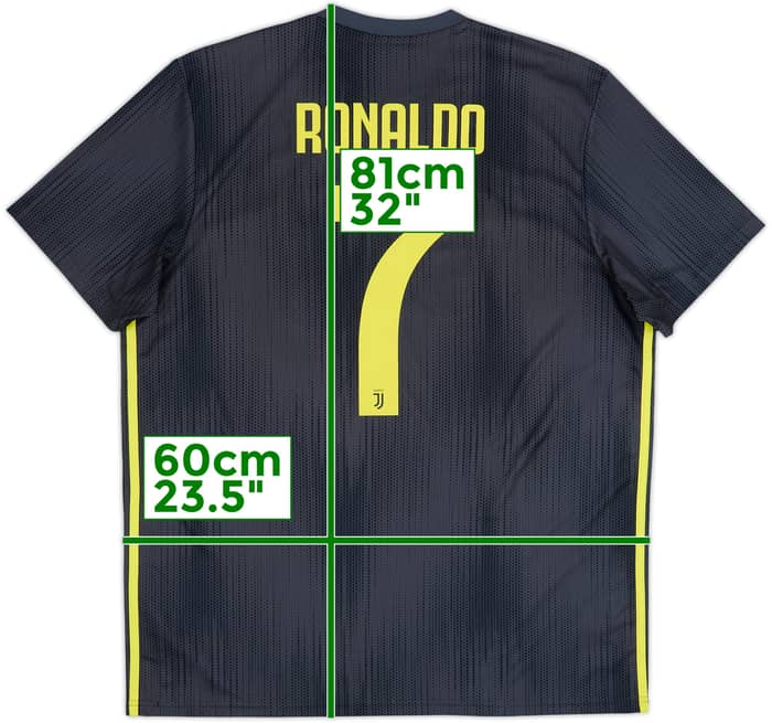 Camiseta de la tercera equipación del Juventus 2018-19 Ronaldo #7 - 8/10 - (XL)