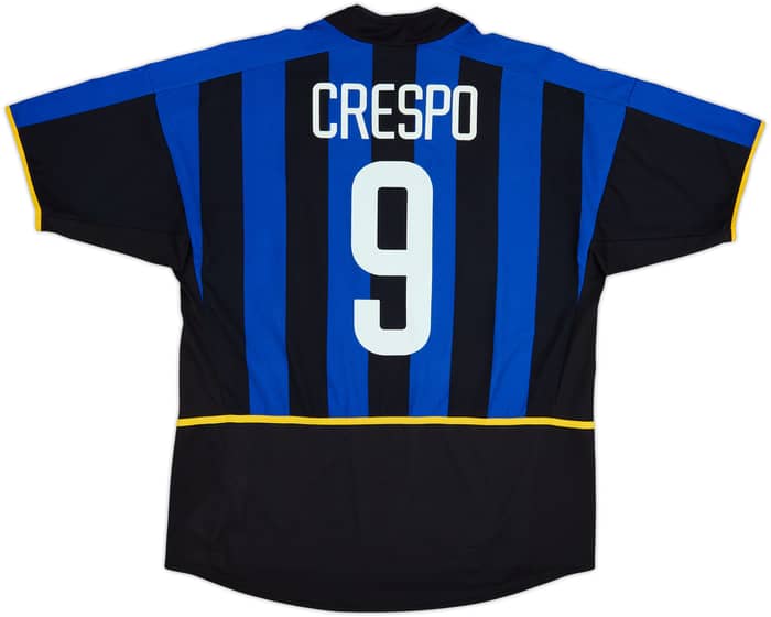 2002-03 Inter Milan Home Shirt Crespo #9 - 6/10 - (XL)