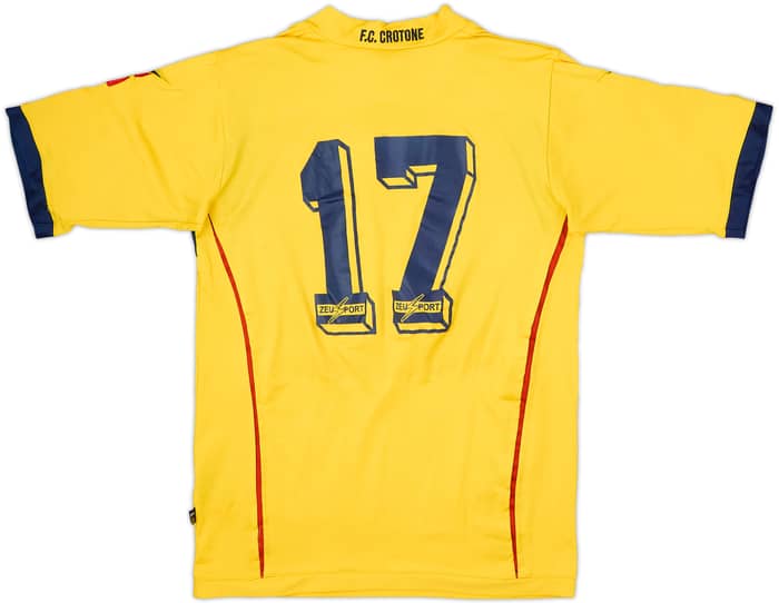 2007-08 Crotone Youth Match Issue GK S/S Shirt #17