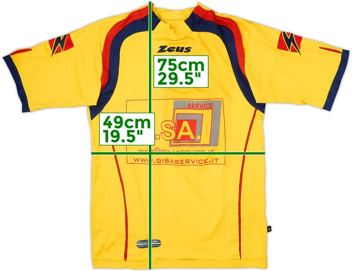 2007-08 Crotone Youth Match Issue GK S/S Shirt #17