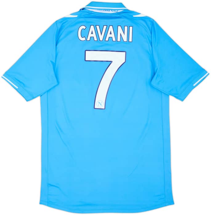 2011-12 Napoli Home Shirt Cavani #7 - 6/10 - (3XL)