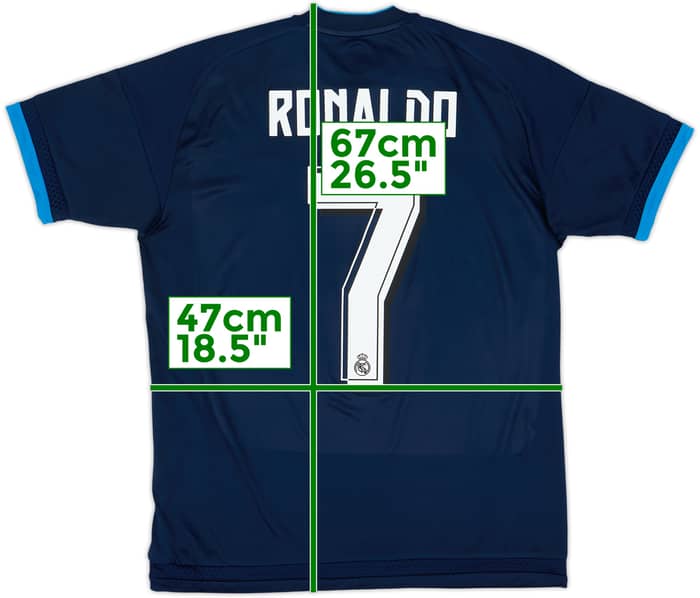 2015-16 Real Madrid Third Shirt Ronaldo #7 - 9/10 - (S)