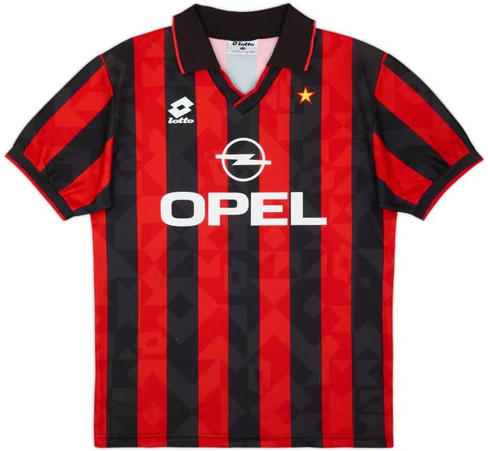 1994-95 AC Milan Basic Home Shirt - 7/10 - (M)