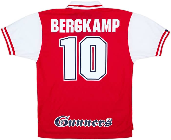 1996-98 Arsenal Home Shirt Bergkamp #10 - 10/10 - (L)