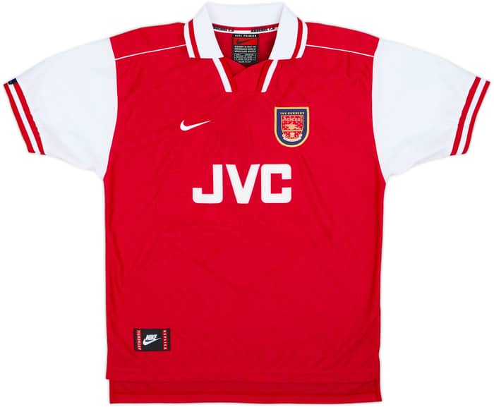 1996-98 Arsenal Home Shirt Bergkamp #10 - 10/10 - (L)