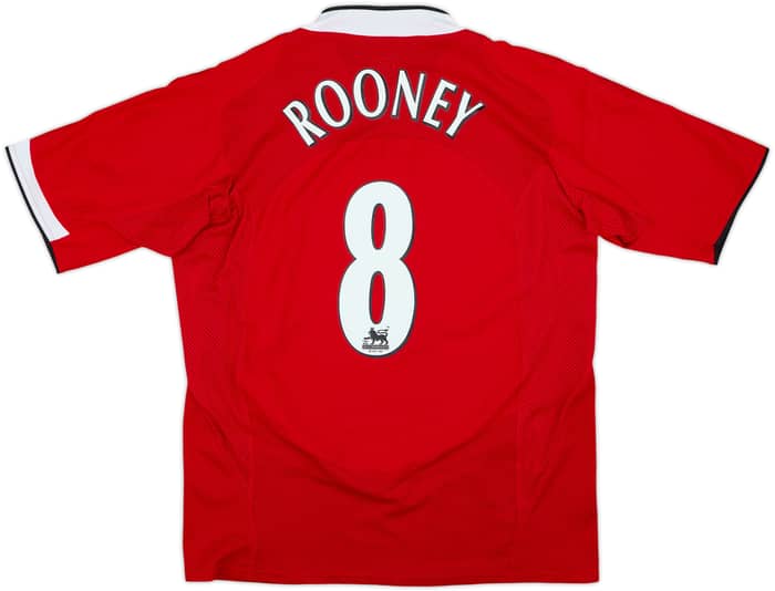 2004-06 Manchester United Home Shirt Rooney #8 - 10/10 - (L)