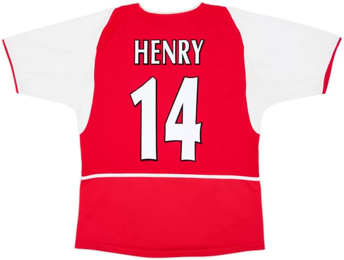 2002-04 Arsenal Home Shirt Henry #14 - 7/10 - (M)