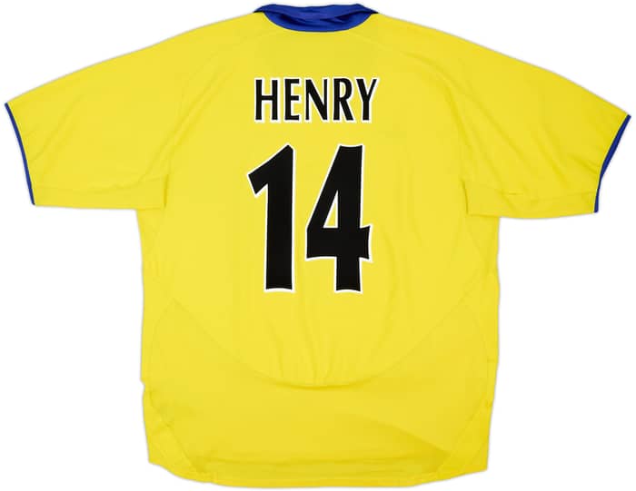 2003-05 Arsenal Away Shirt Henry #14 - 6/10 - (XL)