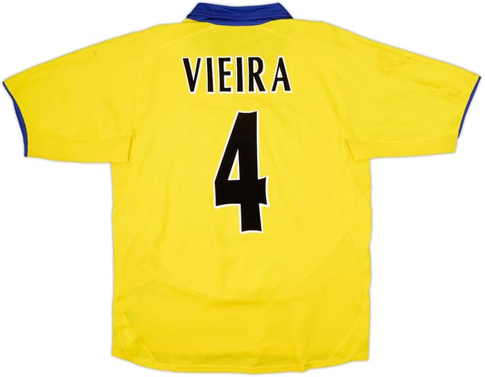 2003-05 Arsenal Away Shirt Vieira #4 - 7/10 - (M)