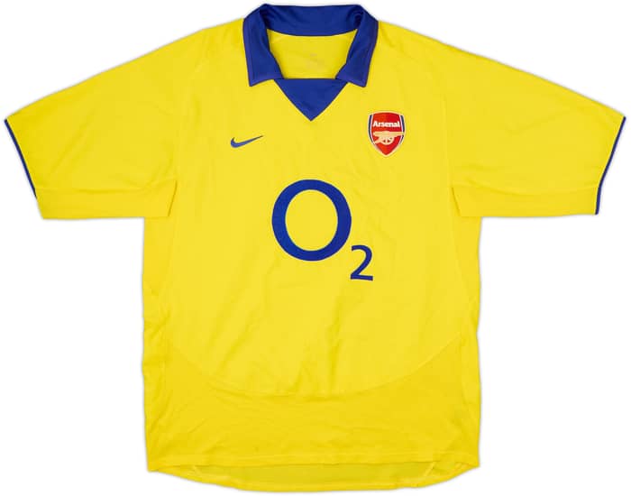 2003-05 Arsenal Away Shirt Vieira #4 - 7/10 - (M)