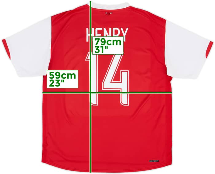 2006-08 Arsenal Camiseta Local Henry #14 - 6/10 - (XXL)