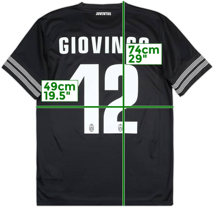 2012-13 Juventus Away Shirt Giovinco #12 - 6/10 - (M)